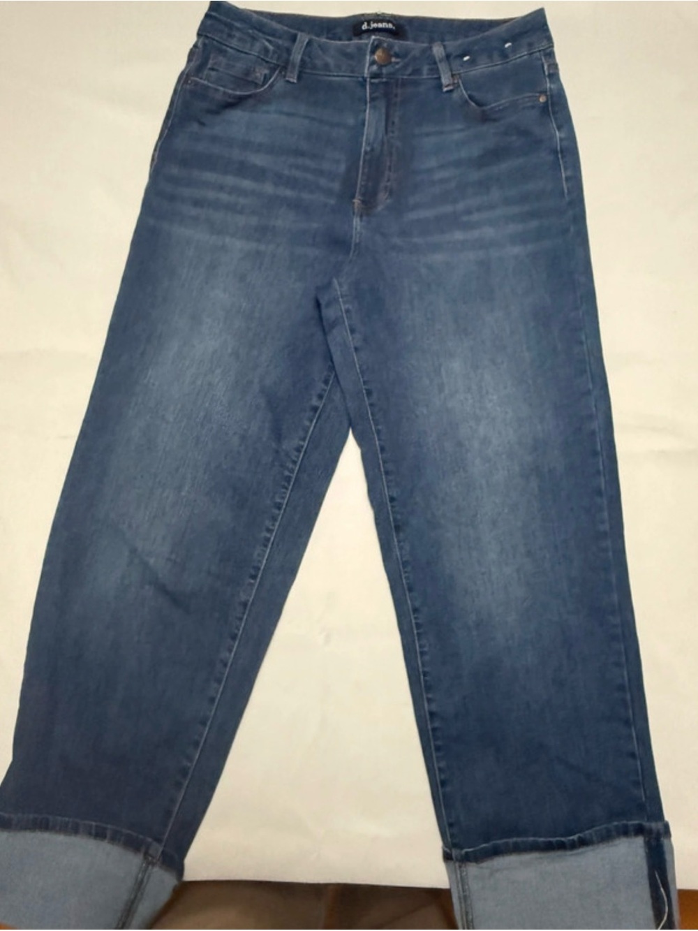 d. jeans Women’s Cropped Blue Ankle Jeans